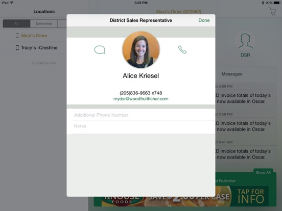 Oscar by Wood Fruitticher iPad screenshot 2 - Business app