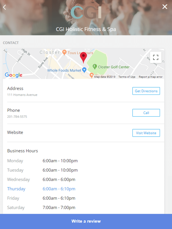 Screenshot #6 pour CGI Holistic Fitness and Spa