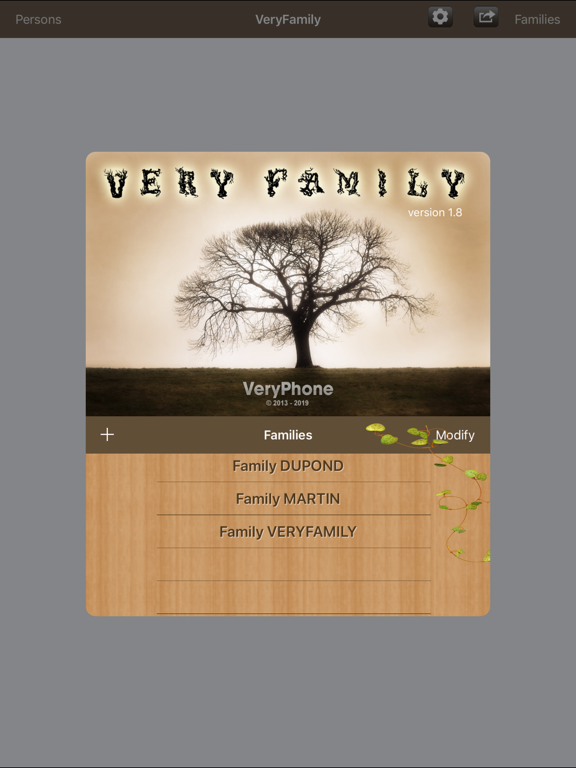 VeryFamily app screenshot