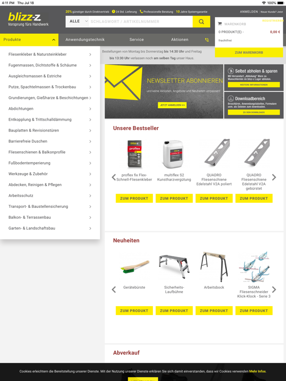 Screenshot #4 pour Blizz-z Onlineshop