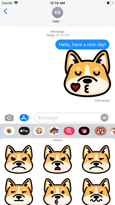 Screenshot #1 pour Corgi Welsh Emoji