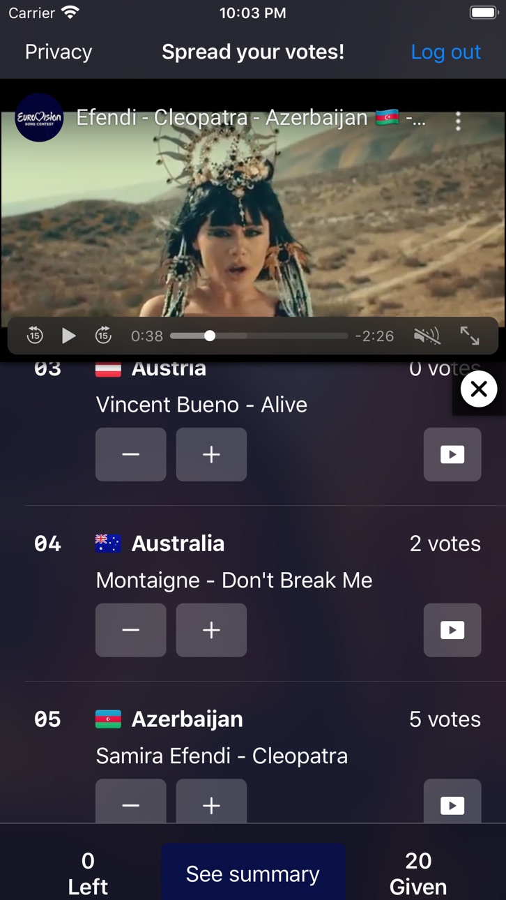 iPhone screenshot