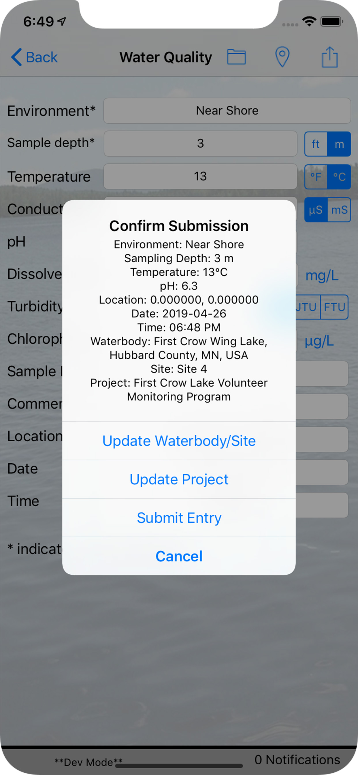Lake Observer screenshot 6