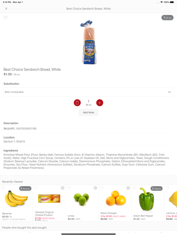 Shop Price Cutter iPad screenshot 2 - Shopping app