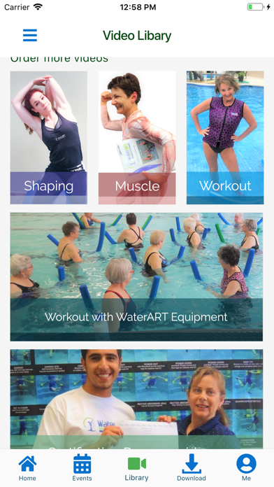 WaterART Fitness Screenshot
