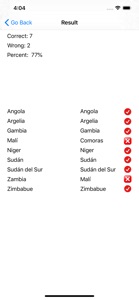 Capitales-Africa screenshot #5 for iPhone