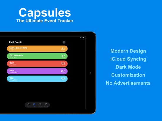 Capsules iPad screenshot 5 - Productivity app