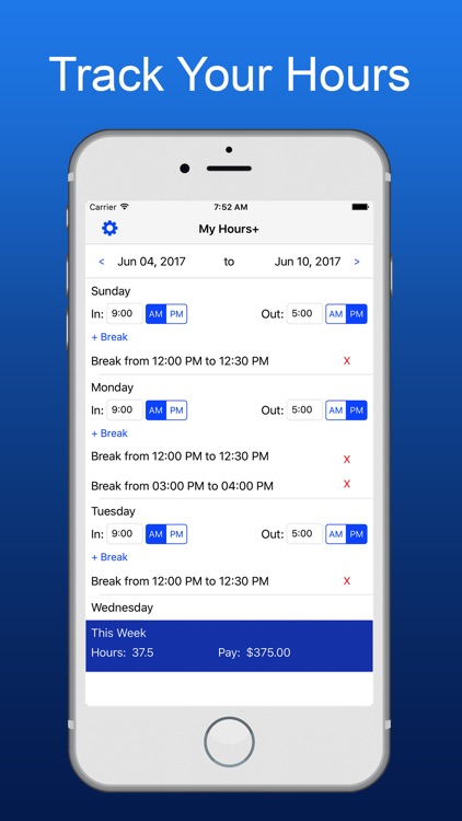 Hours+ Timesheet - Hours Calc