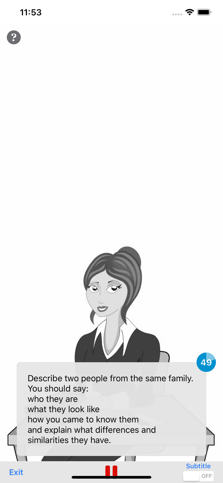 IELTSpeaking screenshot 1