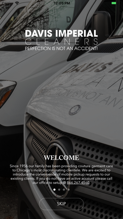 Davis Imperial Production App Screenshot