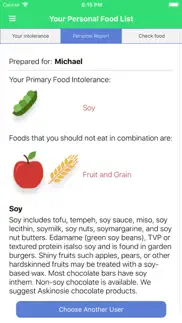 carroll food intolerance iphone screenshot 4