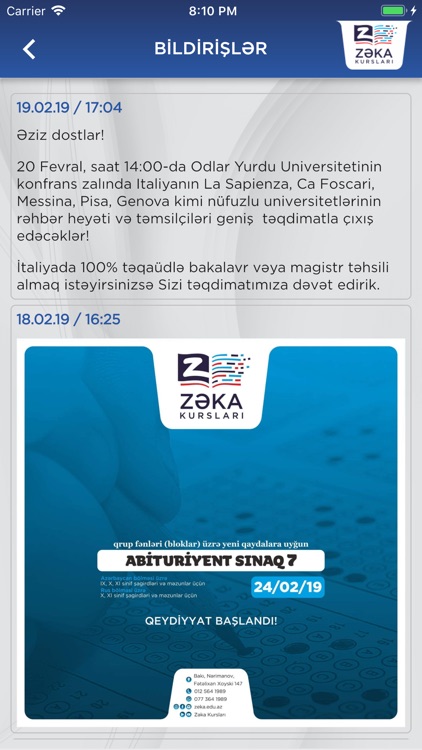 Zəka Kursları screenshot-5