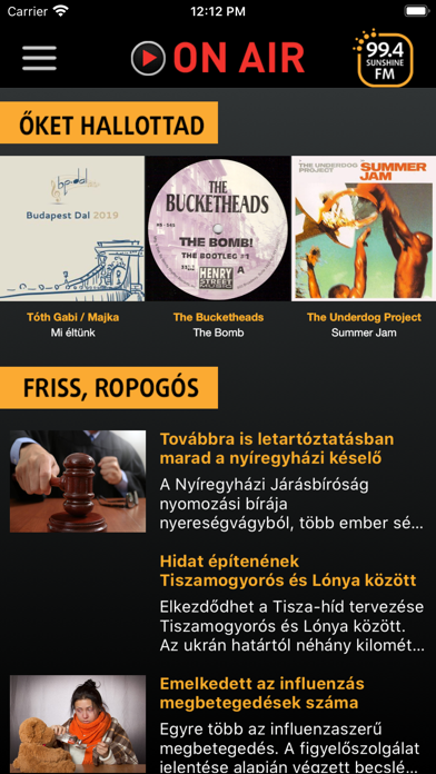 99.4 SunshineFM Screenshot