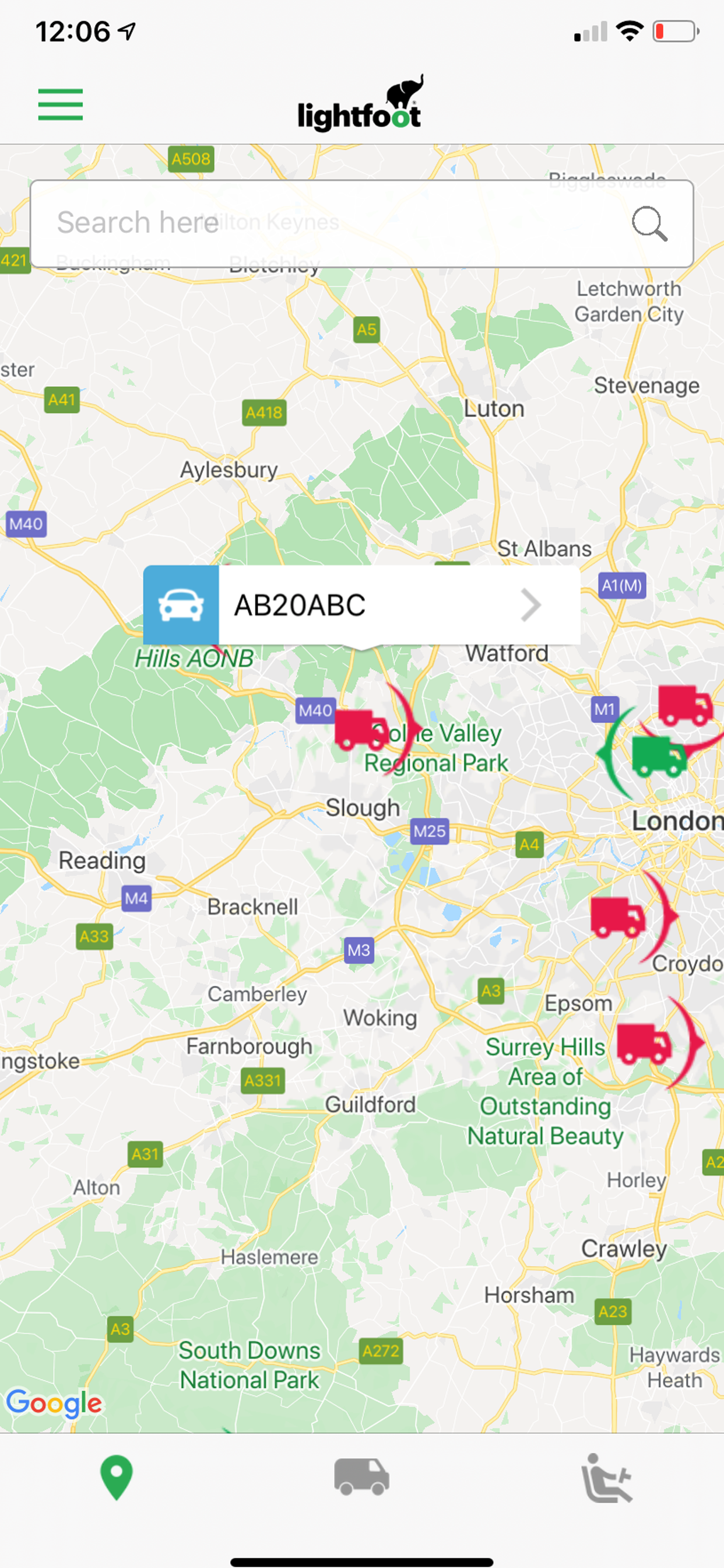 Live Tracking for Managers