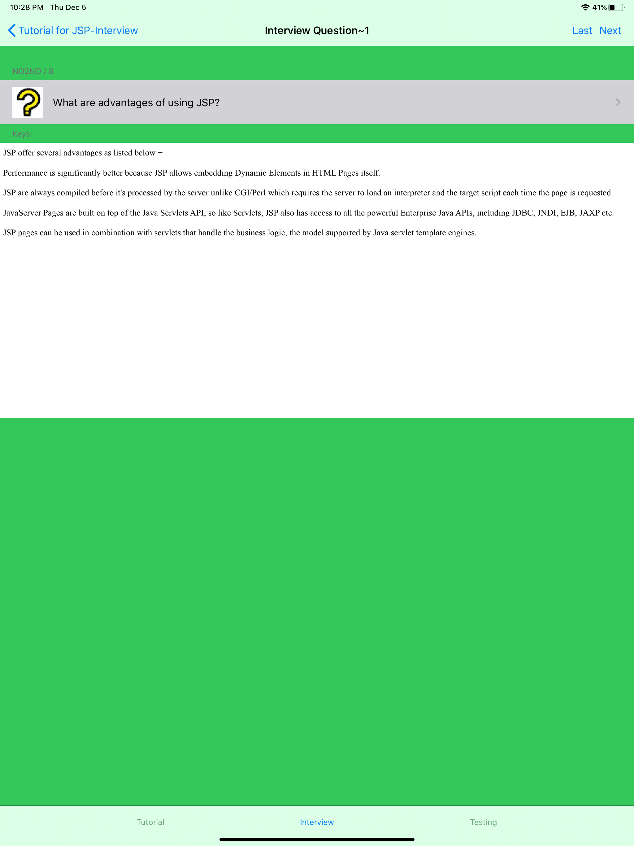Tutorial of JSP screenshot 14
