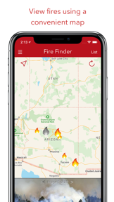 Fire Finder - Wildfire Info screenshot