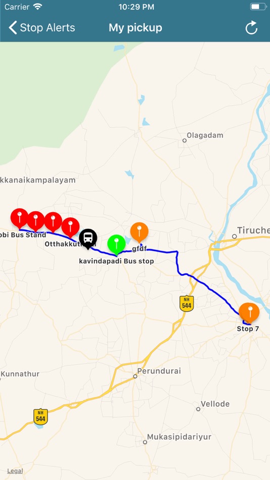 #3. Smart Bus App (iOS) Podle: BM Technovations