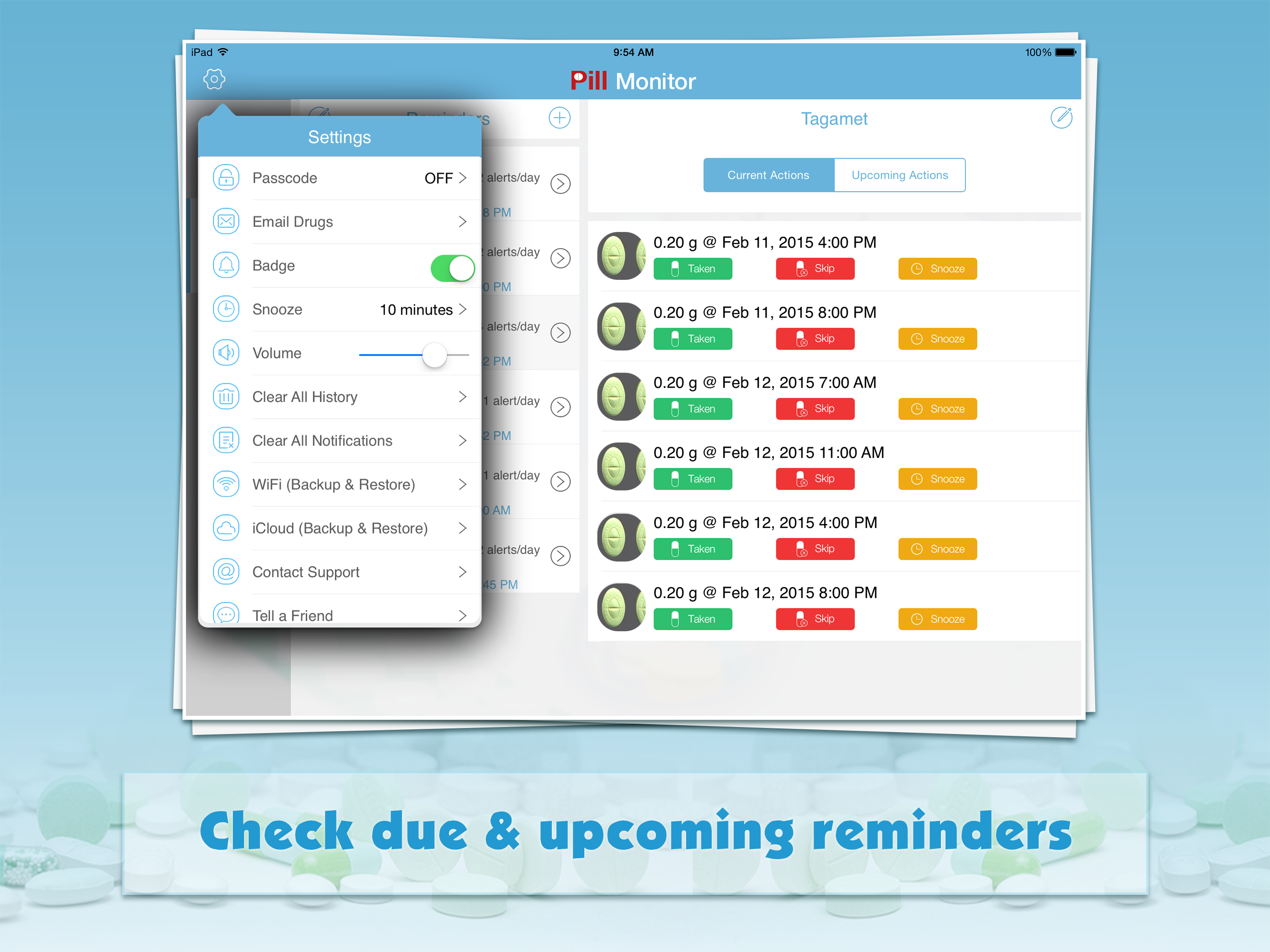 Pill Monitor for iPad screenshot 7