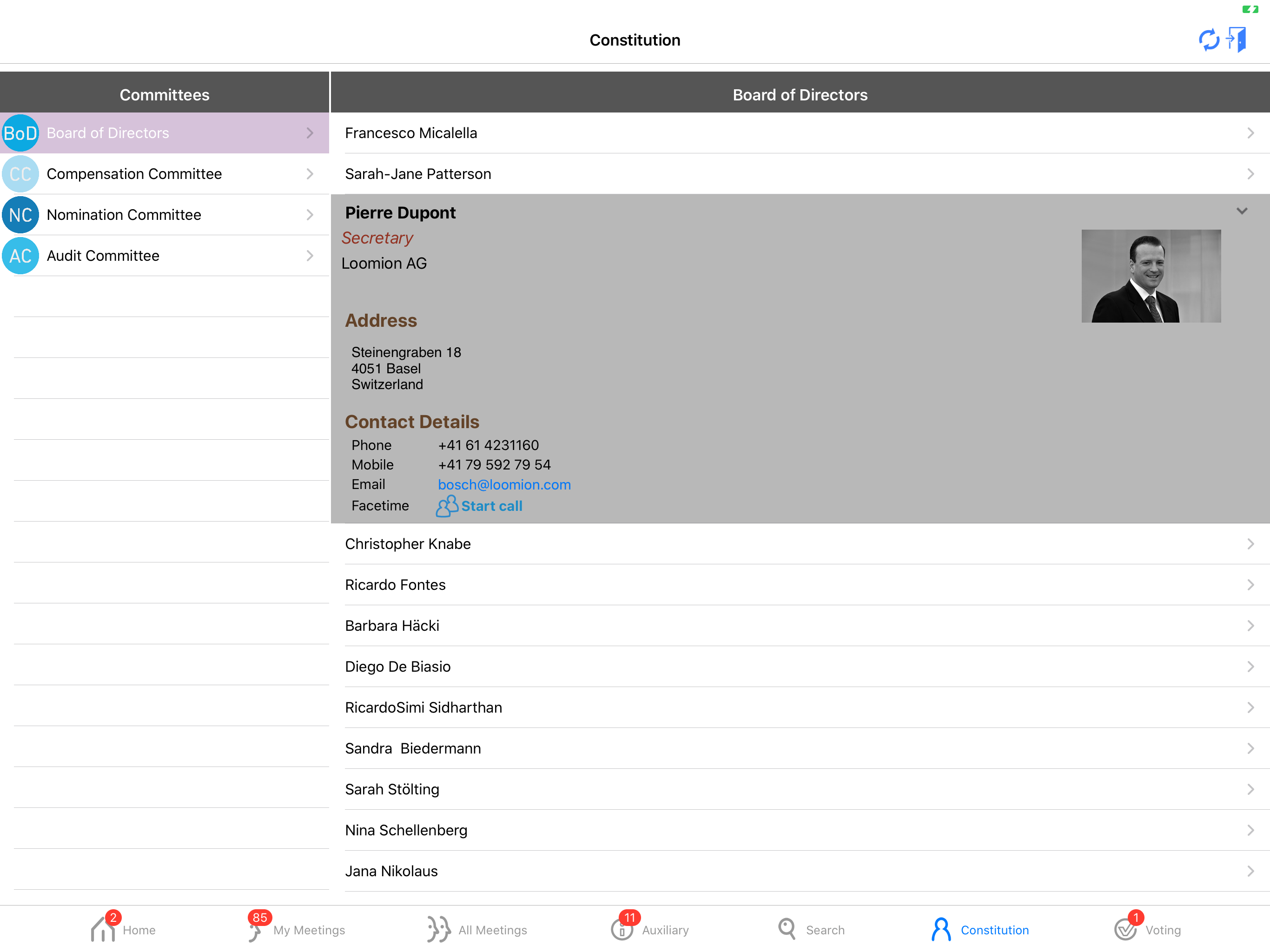 twelve mobile - Board Room screenshot 9