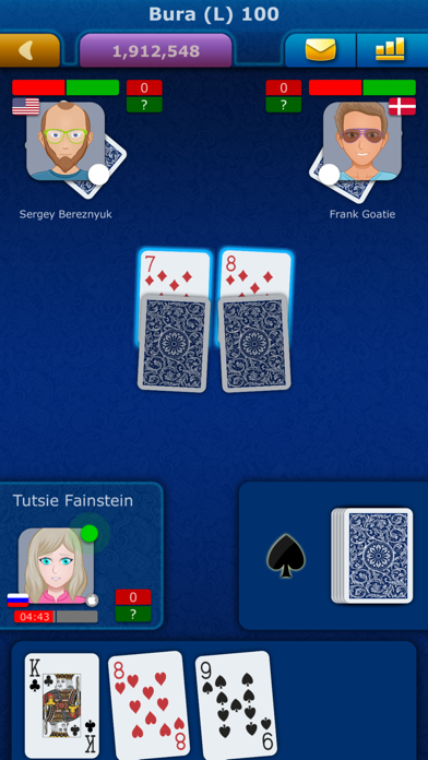 Online Bura LiveGames Screenshot