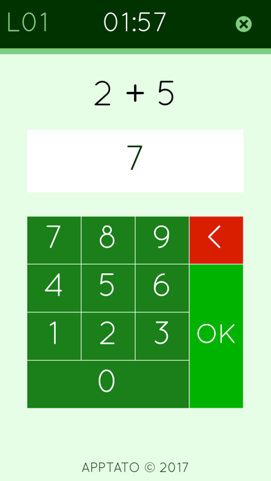 Screenshot #1 pour Addition Mathe 2 (Complète)