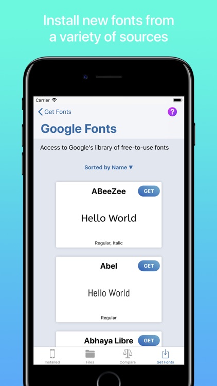 iFont: find, install any font screenshot-5