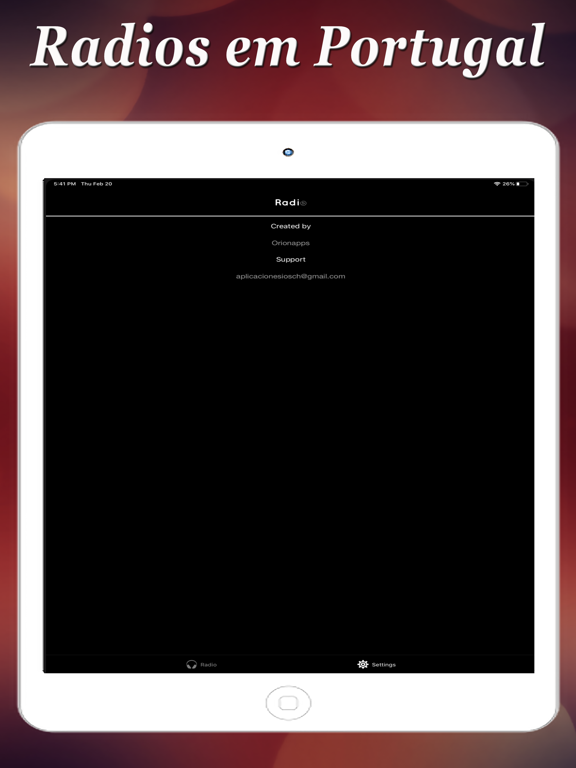 Radios em Portugal iPad screenshot