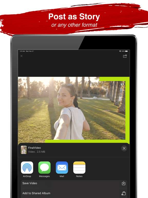 VideoNext- progress bar editor iPad screenshot 4 - Photo & Video app