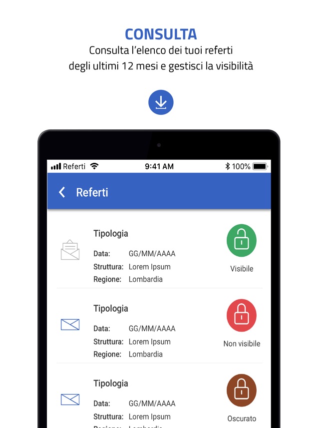 SCARICARE REFERTI LOMBARDIA
