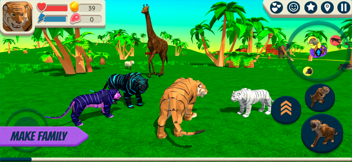 Tiger Simulator 3D screenshot 2