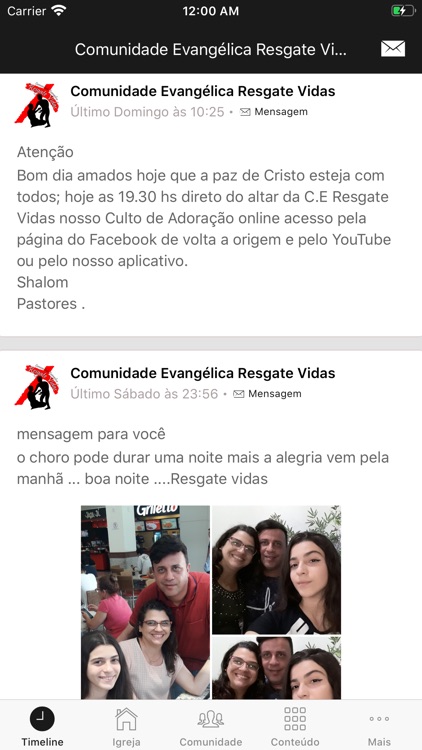 Comunidade Resgate Vidas CERV