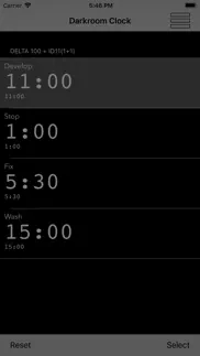 darkroom clock iphone screenshot 1