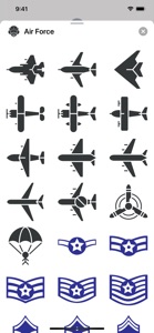 Air Force - Stickers screenshot #2 for iPhone