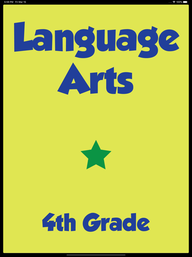 Language Arts 4th Grade