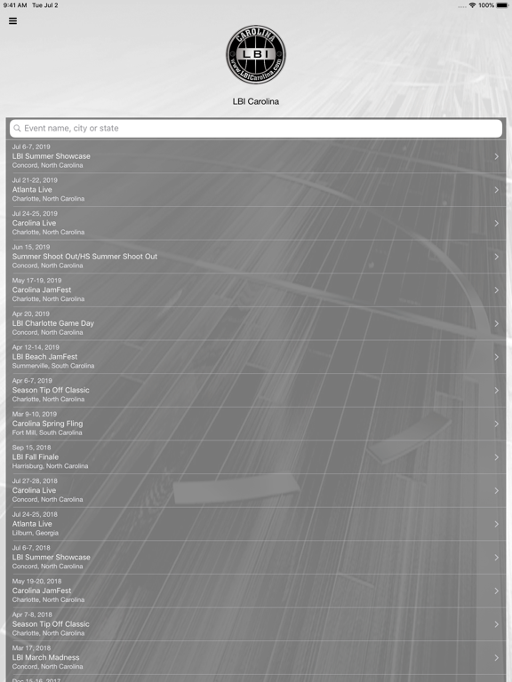 LBI Carolina iPad screenshot 1 - Sports app