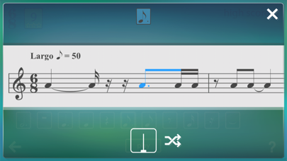 Musical Meter 2: notation Screenshot