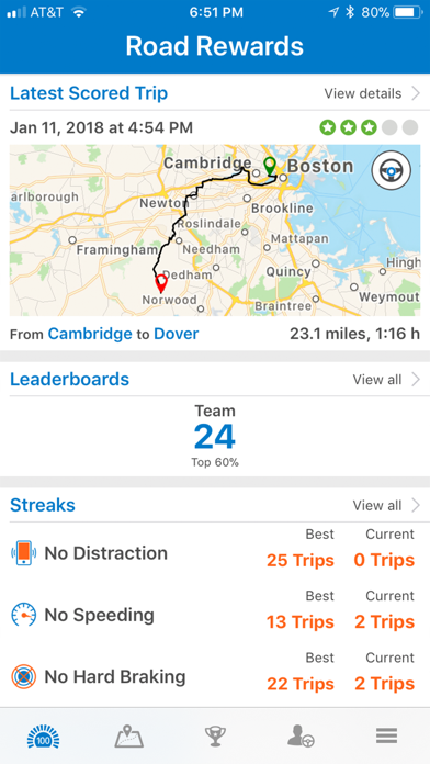 RoadRewards Screenshot