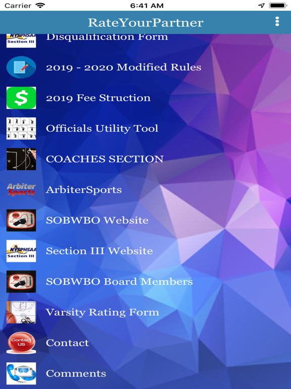 RateYourPartner iPad screenshot 2 - Sports app