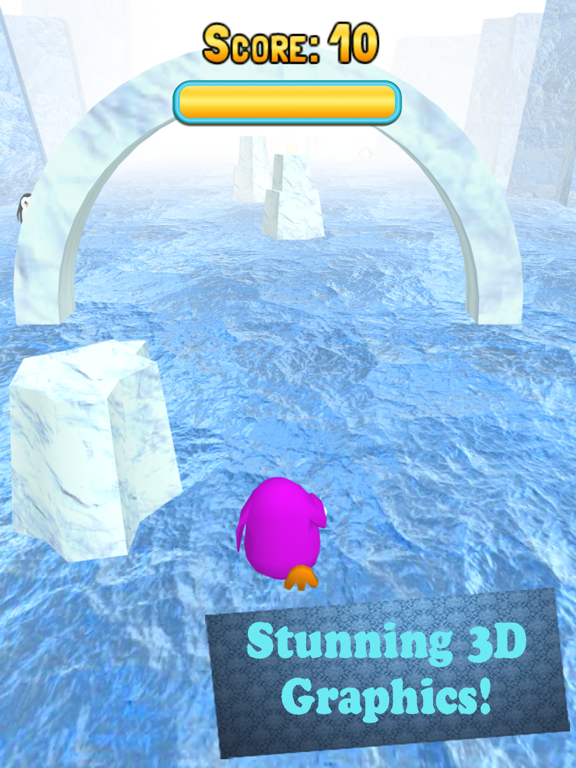 Screenshot #5 pour Penguin Run 3D HD