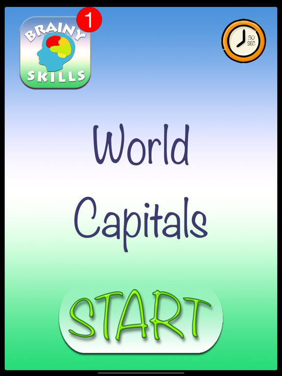 Screenshot #5 pour Brainy Skills World Capitals