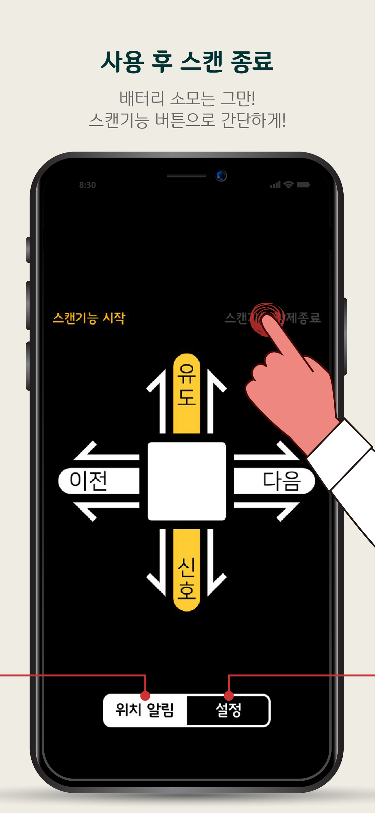 시각장애인용 공용리모컨