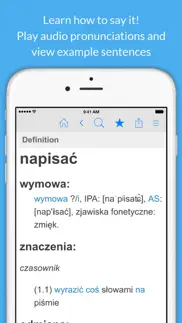 polish dictionary & thesaurus iphone screenshot 2