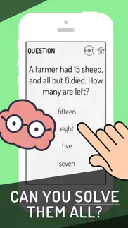 genius brain test: tricky quiz iphone screenshot 1