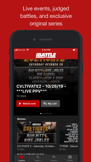 iBattleTV screenshot 2