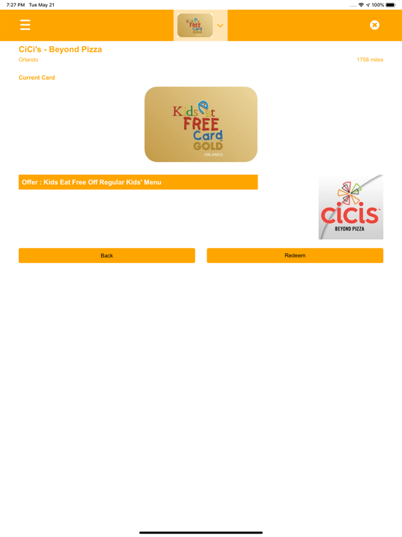 Play 4Less Card iPad screenshot 4 - Food & Drink app