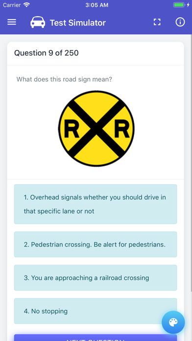 Vermont DMV Practice Test Screenshot 7 of 10