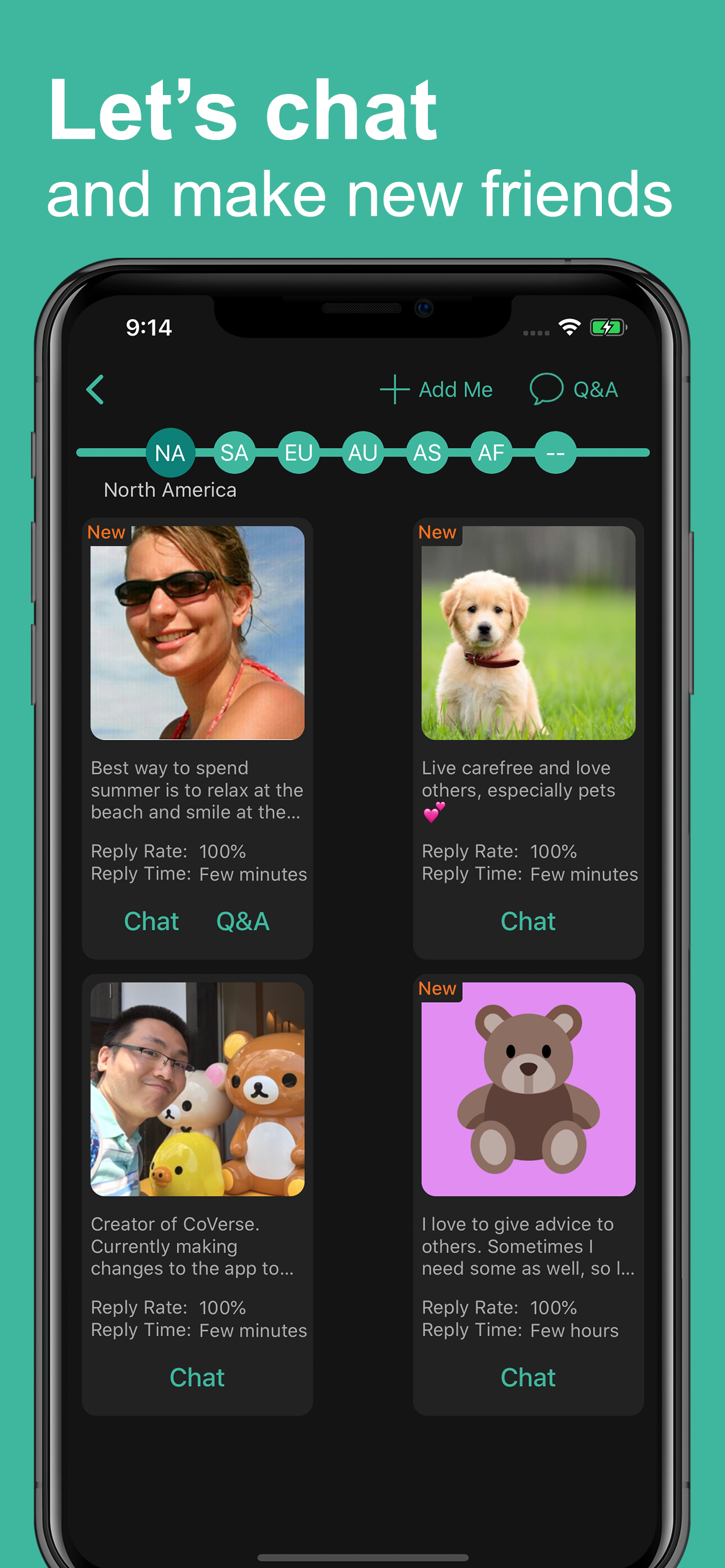 CoVerse - Advice and Chat