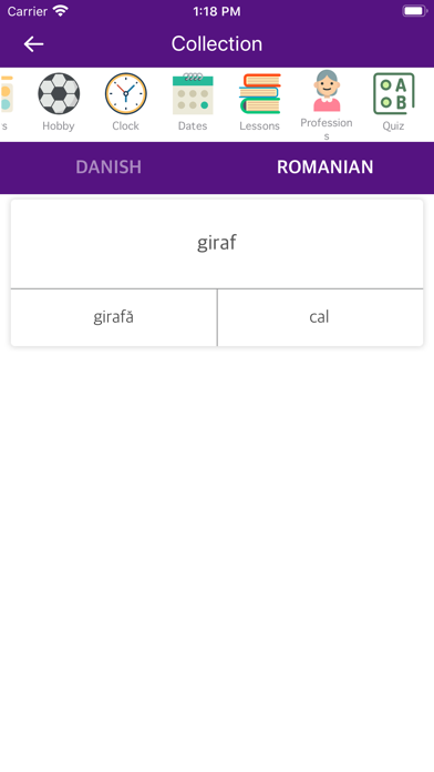 Screenshot #3 pour Danish Romanian Dictionary