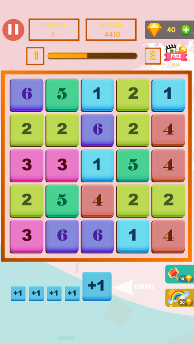 Screenshot #1 pour Amazing Merge Block Puzzle