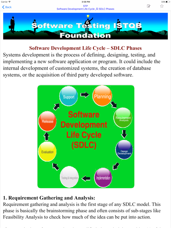 STP - Software Testing iPad screenshot